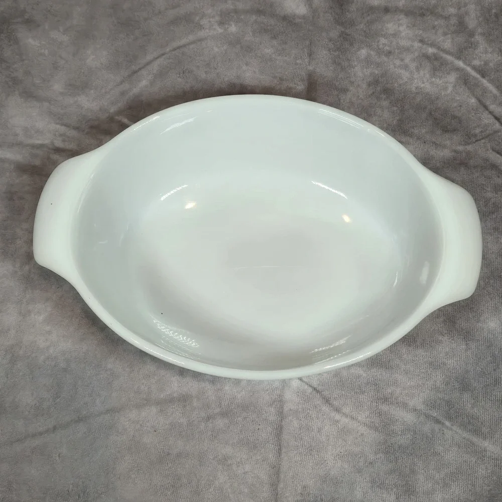 VTG Anchor Hocking‎ Fire King #433 Blue Cornflower Oval Casserole 1.5 Qt